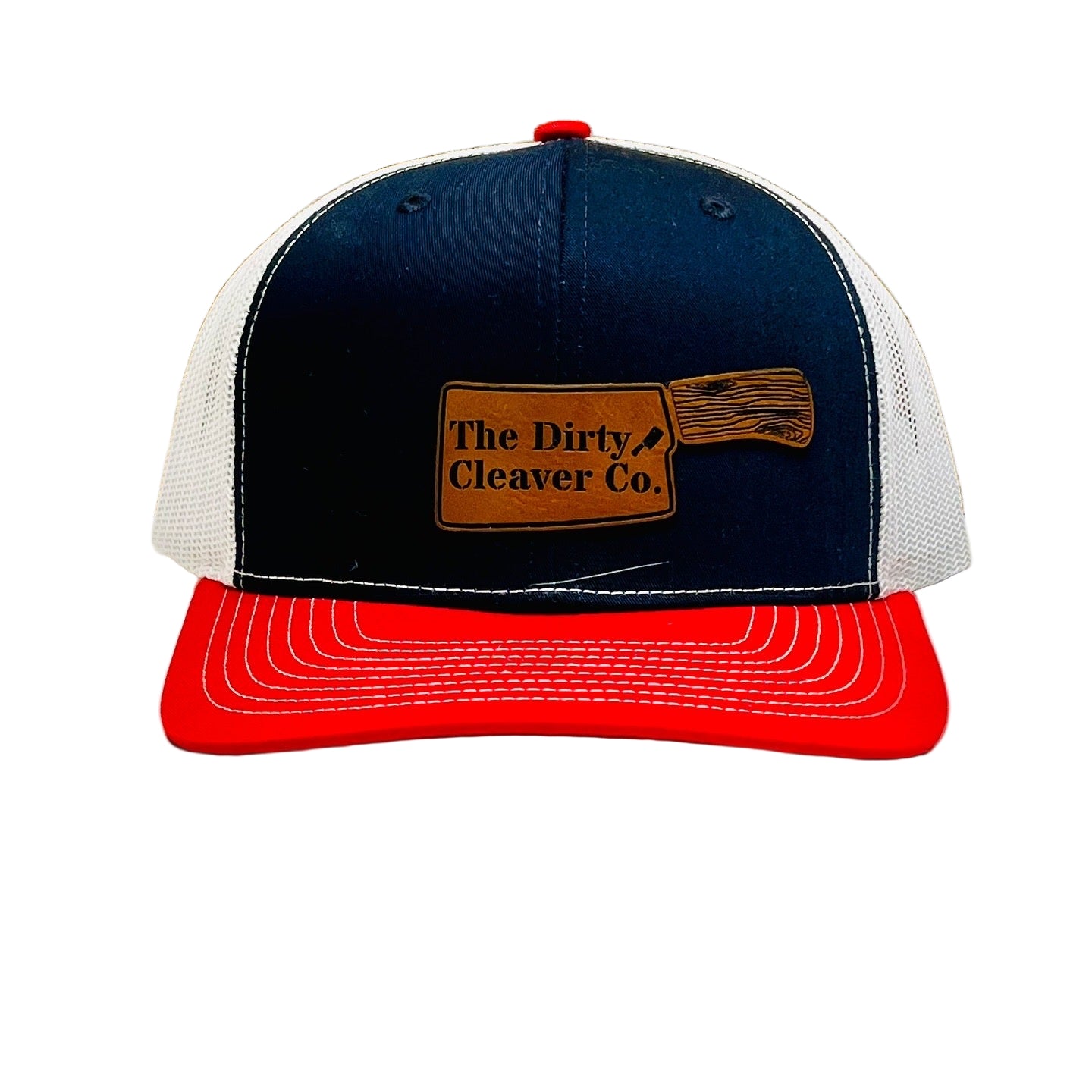 Blue, White & Red Cleaver Hat