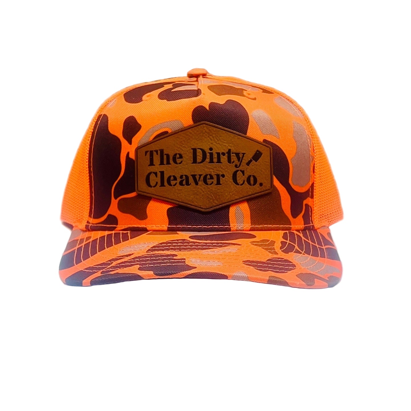 Orange Camo Hat
