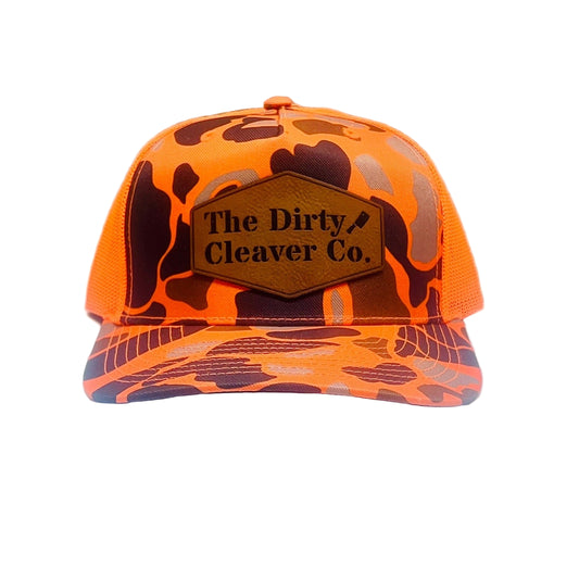 Orange Camo Hat
